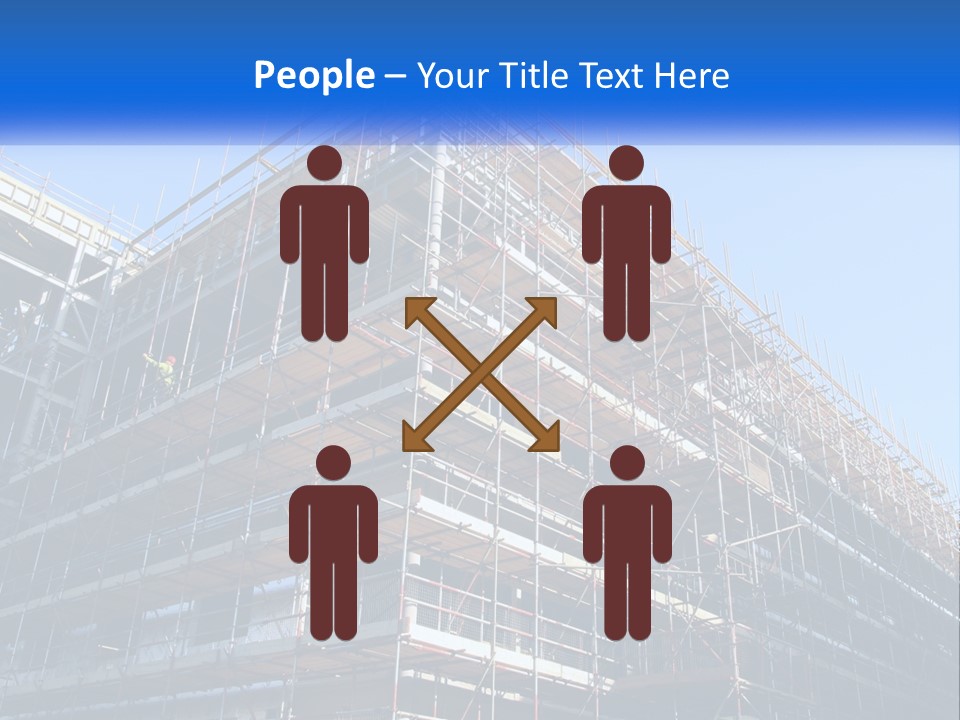Commercial Block Ladder PowerPoint Template