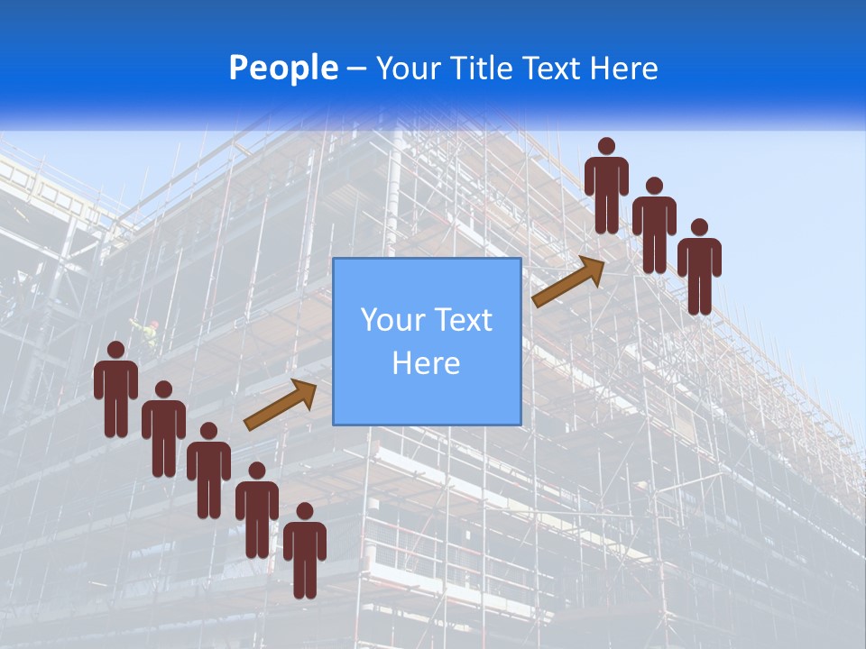 Commercial Block Ladder PowerPoint Template