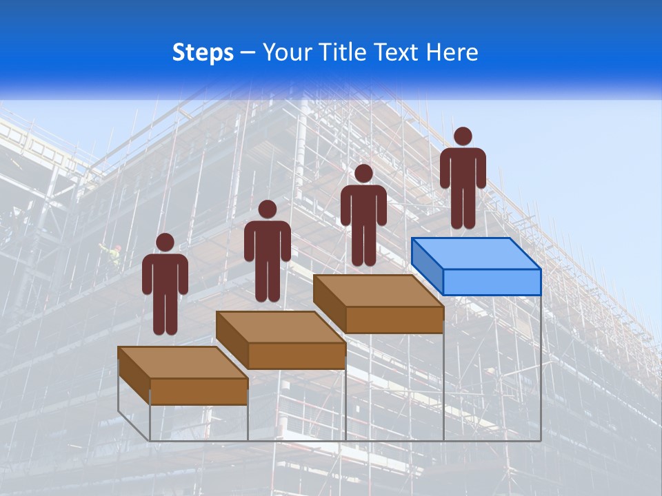 Commercial Block Ladder PowerPoint Template