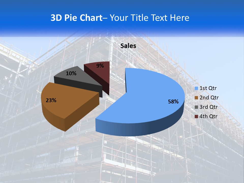 Commercial Block Ladder PowerPoint Template