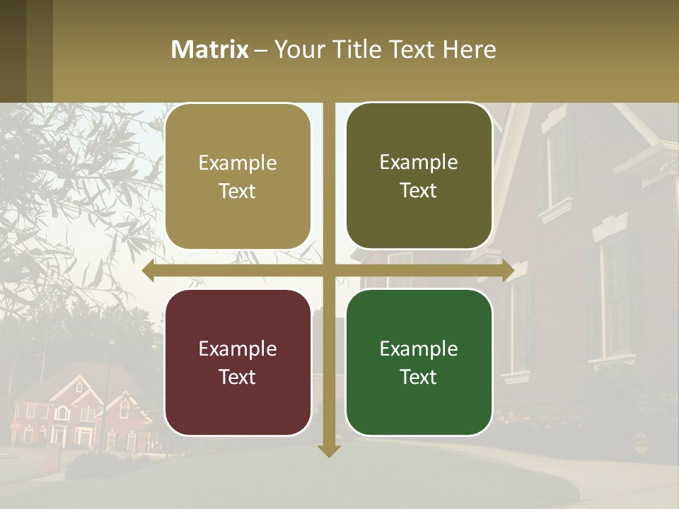 Mansion Property Residential PowerPoint Template