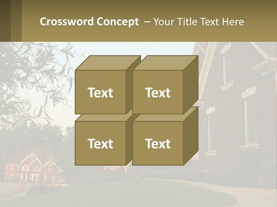 Mansion Property Residential PowerPoint Template