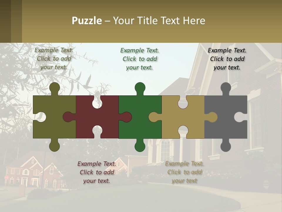 Mansion Property Residential PowerPoint Template