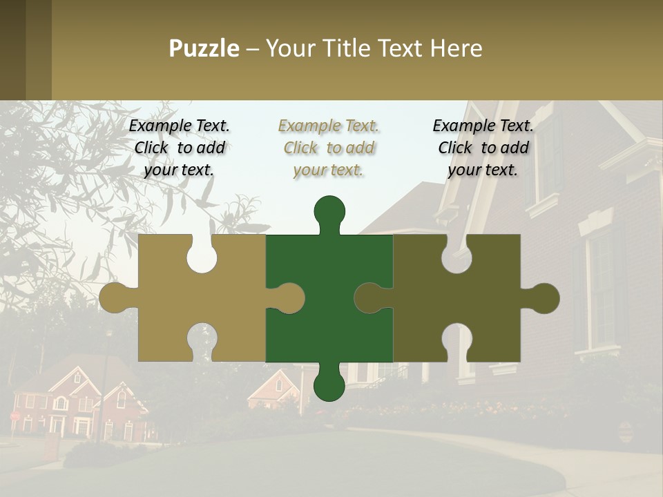 Mansion Property Residential PowerPoint Template