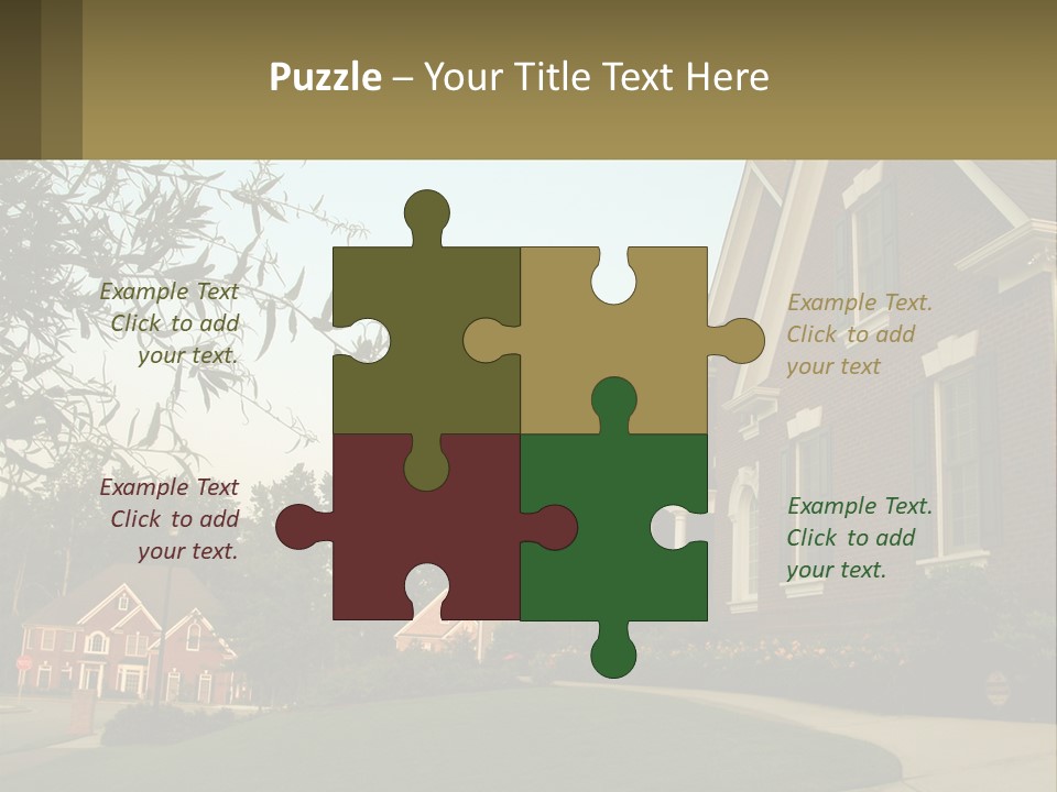 Mansion Property Residential PowerPoint Template