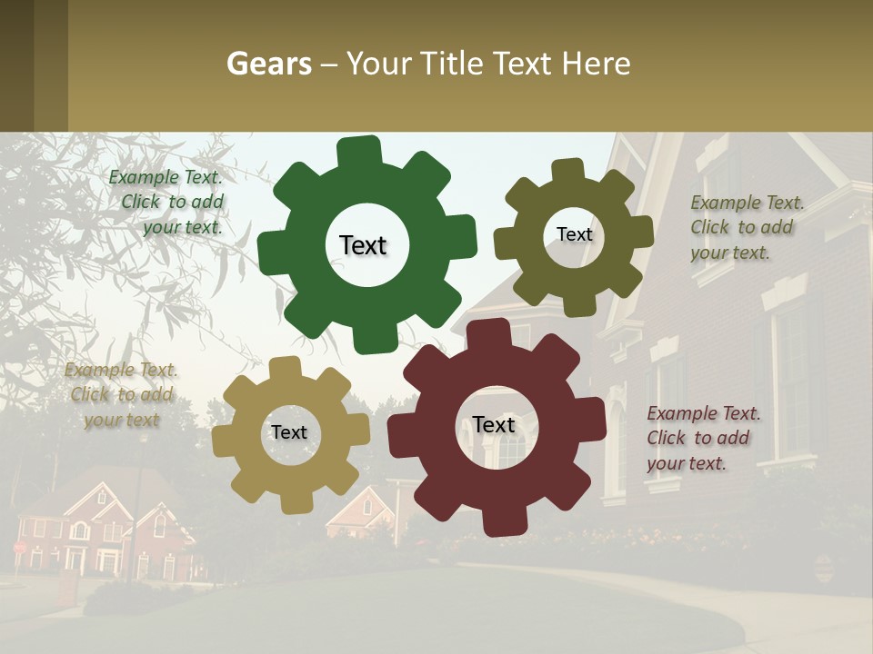 Mansion Property Residential PowerPoint Template