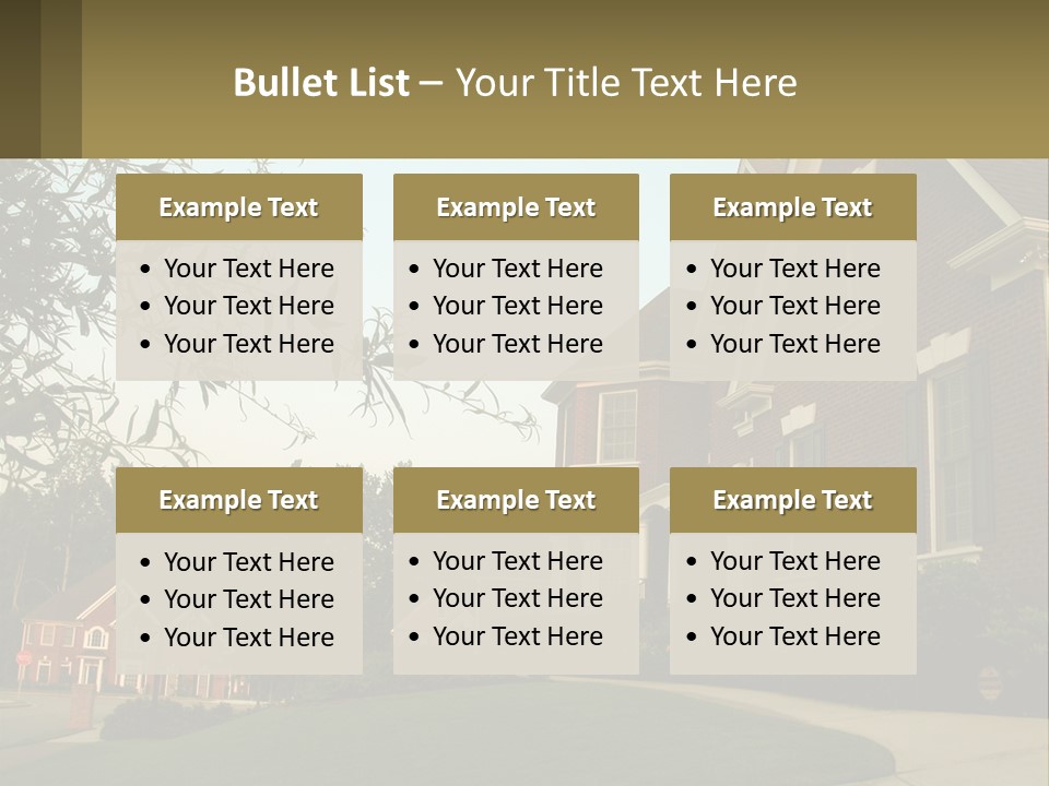 Mansion Property Residential PowerPoint Template