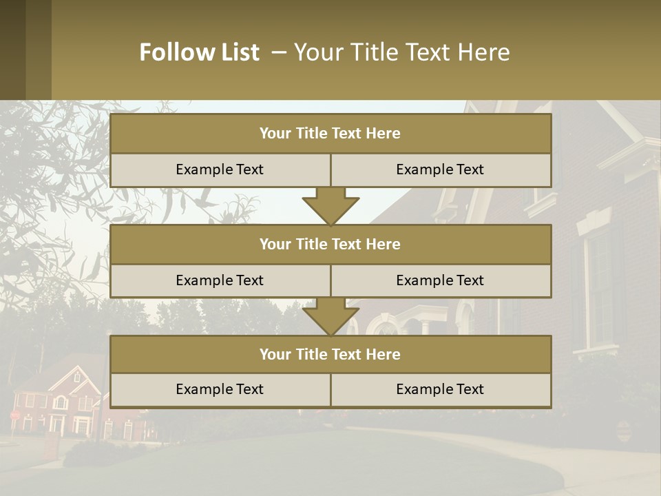 Mansion Property Residential PowerPoint Template