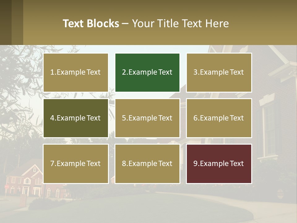 Mansion Property Residential PowerPoint Template
