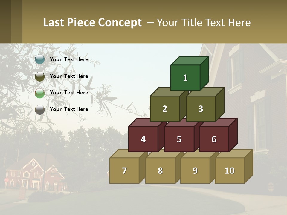 Mansion Property Residential PowerPoint Template