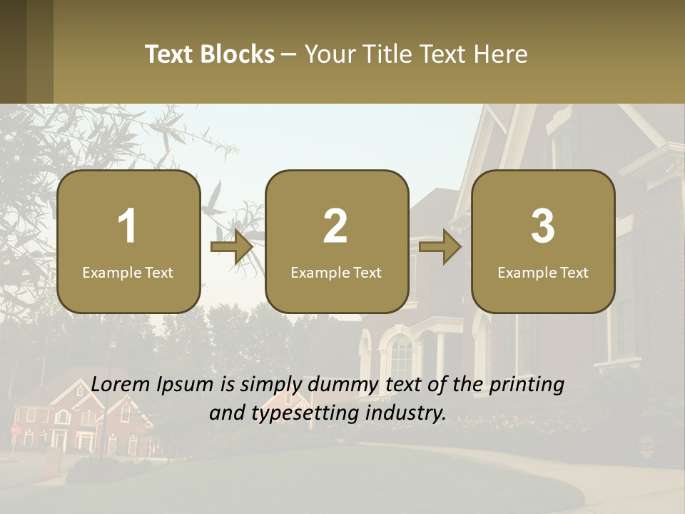 Mansion Property Residential PowerPoint Template