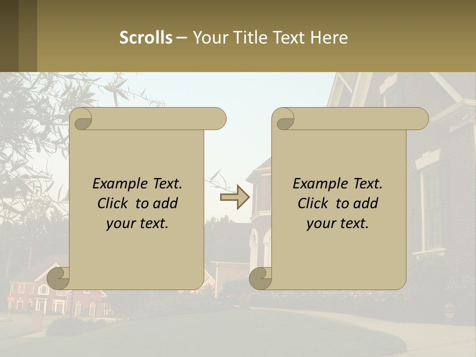 Mansion Property Residential PowerPoint Template