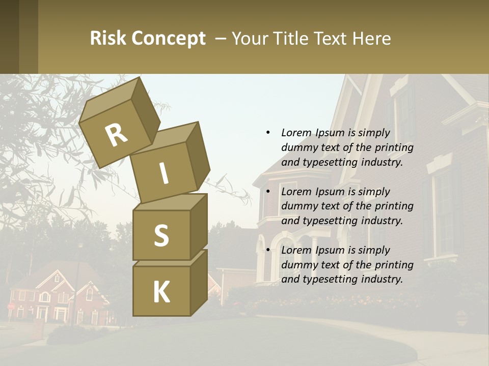 Mansion Property Residential PowerPoint Template