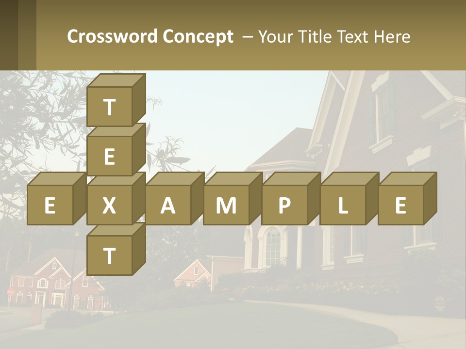 Mansion Property Residential PowerPoint Template