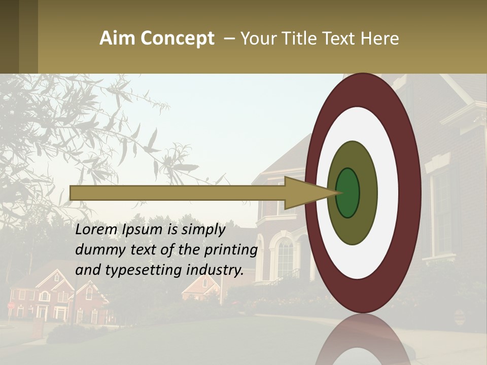 Mansion Property Residential PowerPoint Template