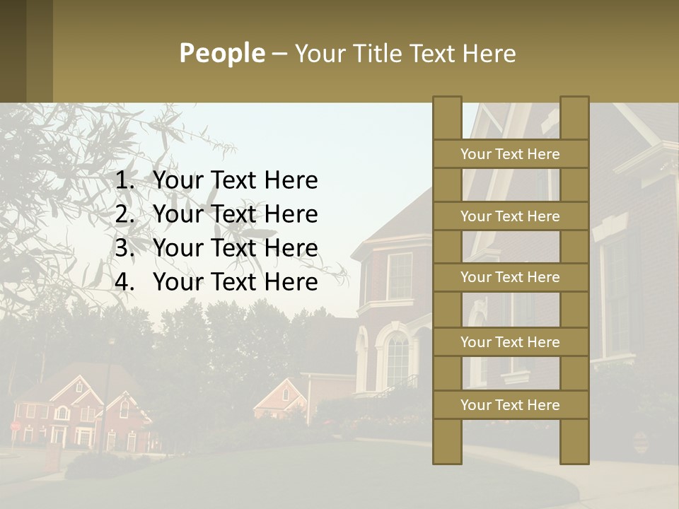 Mansion Property Residential PowerPoint Template
