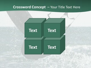 Windsurfer Surf Mediterranean PowerPoint Template