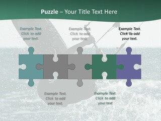 Windsurfer Surf Mediterranean PowerPoint Template