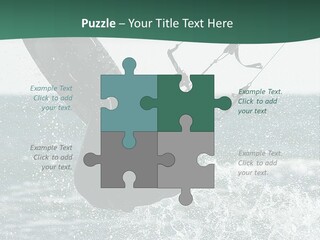 Windsurfer Surf Mediterranean PowerPoint Template