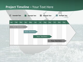 Windsurfer Surf Mediterranean PowerPoint Template
