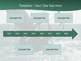 Windsurfer Surf Mediterranean PowerPoint Template