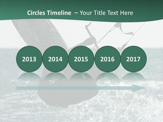 Windsurfer Surf Mediterranean PowerPoint Template
