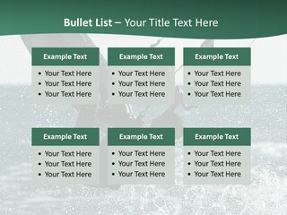 Windsurfer Surf Mediterranean PowerPoint Template