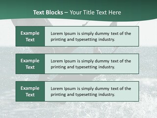 Windsurfer Surf Mediterranean PowerPoint Template