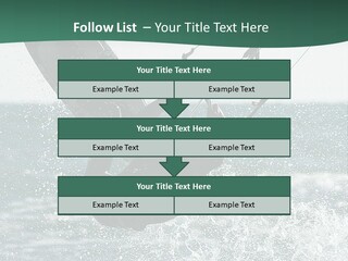 Windsurfer Surf Mediterranean PowerPoint Template