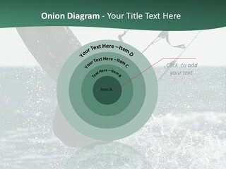 Windsurfer Surf Mediterranean PowerPoint Template