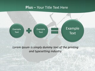 Windsurfer Surf Mediterranean PowerPoint Template