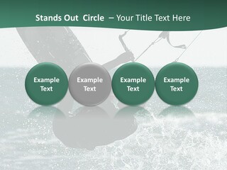 Windsurfer Surf Mediterranean PowerPoint Template