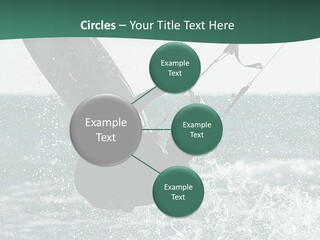 Windsurfer Surf Mediterranean PowerPoint Template