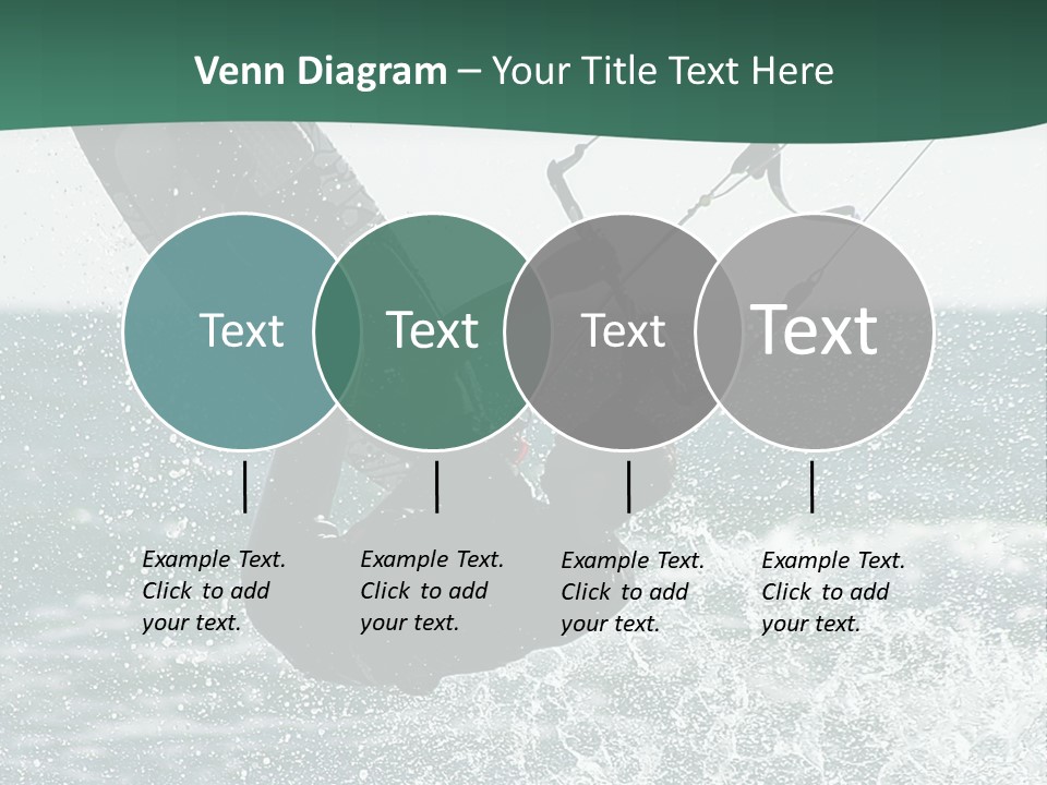 Windsurfer Surf Mediterranean PowerPoint Template
