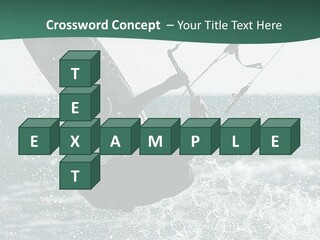 Windsurfer Surf Mediterranean PowerPoint Template