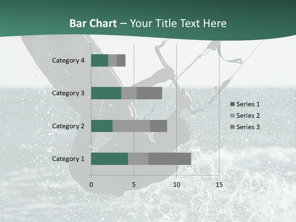 Windsurfer Surf Mediterranean PowerPoint Template