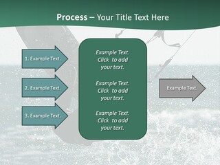 Windsurfer Surf Mediterranean PowerPoint Template