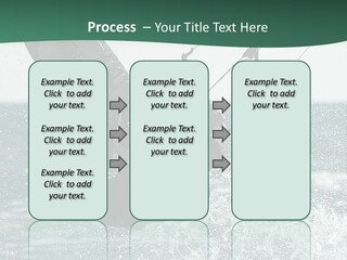 Windsurfer Surf Mediterranean PowerPoint Template