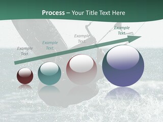 Windsurfer Surf Mediterranean PowerPoint Template
