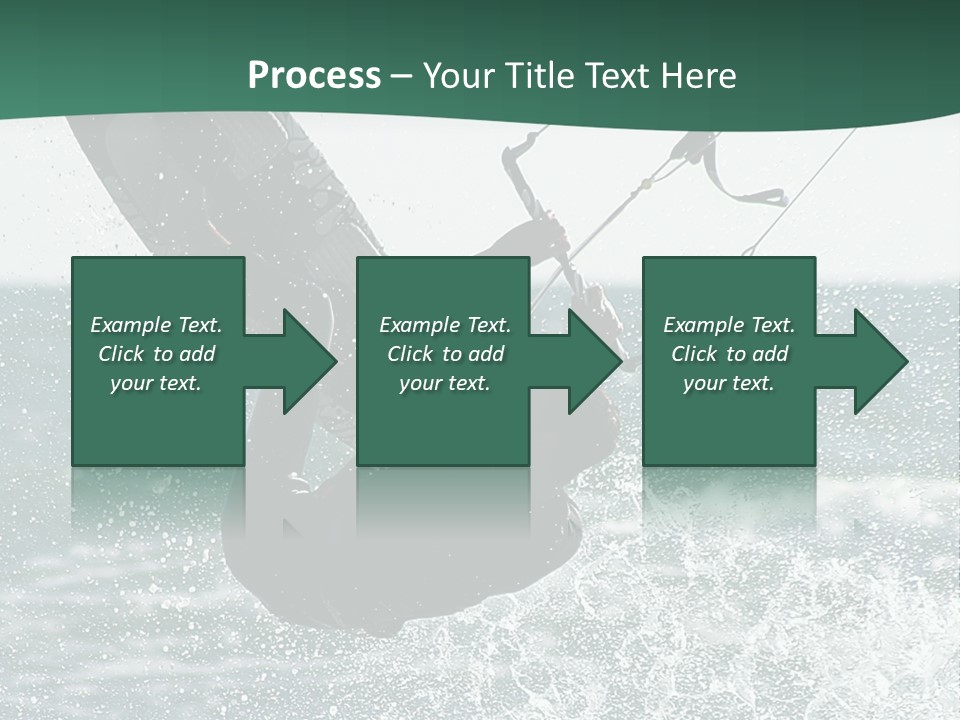 Windsurfer Surf Mediterranean PowerPoint Template