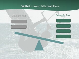 Windsurfer Surf Mediterranean PowerPoint Template