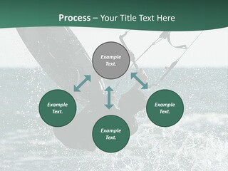 Windsurfer Surf Mediterranean PowerPoint Template