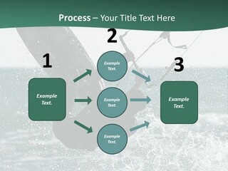 Windsurfer Surf Mediterranean PowerPoint Template