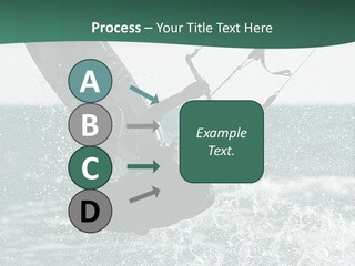 Windsurfer Surf Mediterranean PowerPoint Template