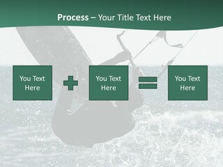 Windsurfer Surf Mediterranean PowerPoint Template