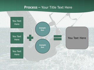 Windsurfer Surf Mediterranean PowerPoint Template