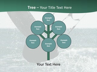 Windsurfer Surf Mediterranean PowerPoint Template