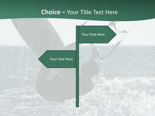 Windsurfer Surf Mediterranean PowerPoint Template