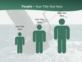 Windsurfer Surf Mediterranean PowerPoint Template