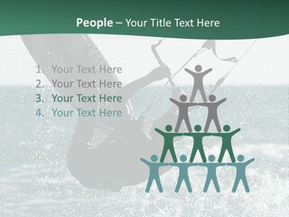 Windsurfer Surf Mediterranean PowerPoint Template
